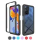 Hybrid Full Protective Cover For Redmi Note 11 Pro Case Shockproof Crystal Clear Case for Xiaomi