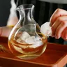 Japanischer klarer Kristall Eiskrug bleifreies Glas Weinflasche Bar Whisky flasche Sake Bier kühler