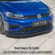 Für volkswagen golf 7 facelift mk 7 5 r r leine 2014-2018 maxton stil auto front stoßstangen