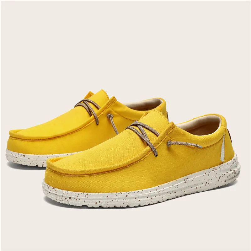 Plus Größe 40-48 männer Casual Schuhe Flache Outdoor Herren Turnschuhe Leichte Bootsschuhe Fahren Faulenzer Atmungsaktive Männer Leinwand schuhe