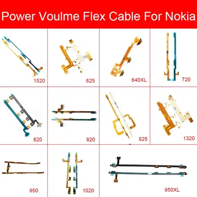 Up/unten Volumen Flex Kabel Für Nokia Lumia 720 640XL 1520 920 950XL 820 640 950 1020 925 625 1320
