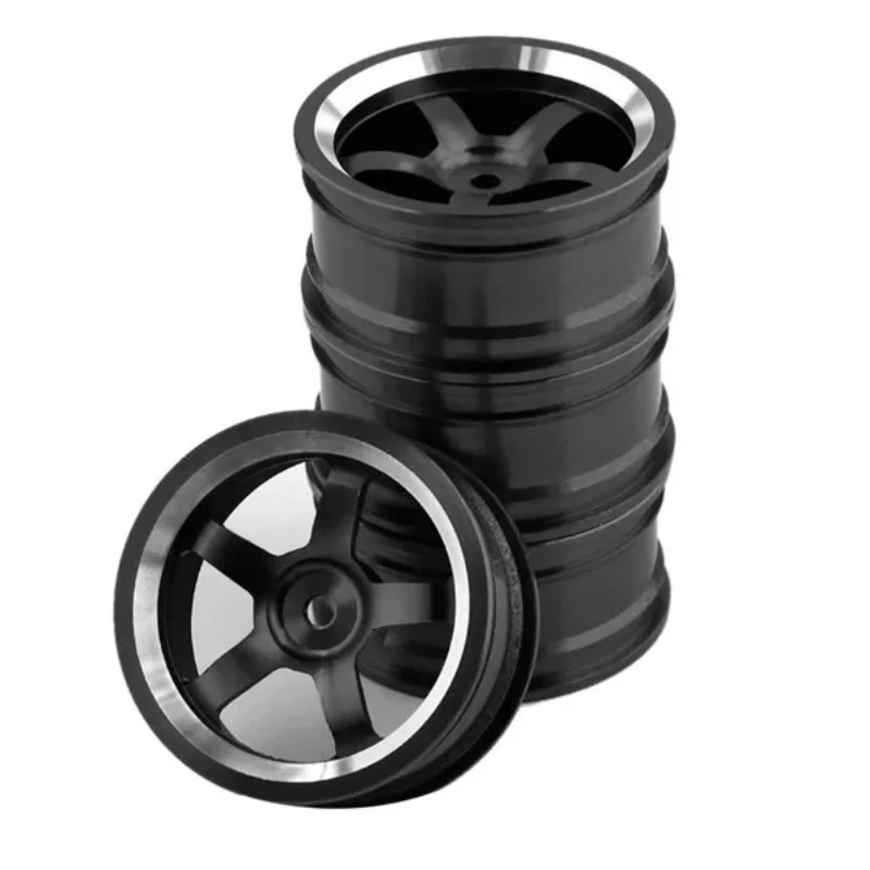 4 Stück Aluminium 52 x 26 mm Felgen für RC 1/10 On-Road Drift Traxxas HSP 94123 94122 Tamiya HPI Kyosho RedCat SAKURA