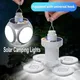 Solar Outdoor Folding Light Portable USB Rechargeable Camping Torch Emergency Lamp for Power