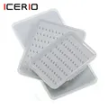 ICERIO Polypropylene Micro Flies and Midges Nymph Slim Fly Box with Teardrop Foam Fly Fishing Hook