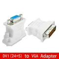 DVI (24+5) to VGA Adapter Converter DVI 24+5 Pin Male to VGA Female 1080P Converter Adapter for HDTV