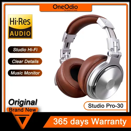 Oneodio Studio DJ Kopfhörer mit Mikrofon Over Ear Kopfhörer mit Stereo-Tiefbass und 3 5/6 3 mm