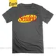 Seinfeld Logo T-Shirt Short Sleeves Funny 4XL Plus Size T Shirts Pure Cotton Tops for Men Tees