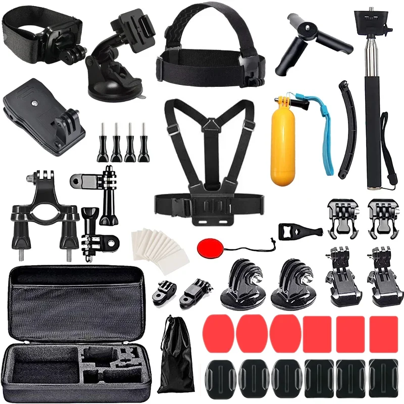 60-in-1 Action Kamera Zubehör Kit Für GoPro Hero 13 12 11 10 9 8 7 6 5 4 Insta360 X2 X3 X4 DJI Osmo Action 1 2 3 4 5 Kameras Image