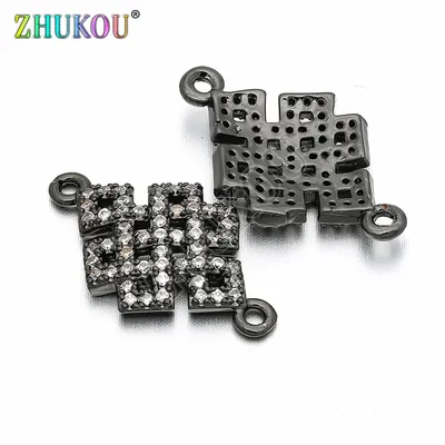 13*22mm Messing Zirkonia chinesische Knoten verbinder für DIY Armband & Armreif Schmuck Ergebnisse,