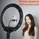 18 inch LED Ring Light 3200-5600K 416pcs Led Bead 65W Photography Lighting LED Ring Lamp Without