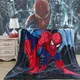 Cartoon Anime Spider - Man Flanell Decke Stich Mickey Mouse Figuren nach Hause Sofa Mittagspause