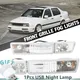 2 Pin 4Pcs/Set Car Front Bumper Clear Fog Light Turn Signal Lamp Fit for VW Golf Jetta MK3 Vento