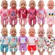 Doll Baby Clothes Mermaid Kitty T-Shirt Set Fit 18Inch Girl &43CM Reborn New Born Baby Doll AG Girl