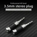 3.5mm Connector 3 Pole Stereo Male Jack Rhodium-plated Pure Copper 3.5 Audio Plug Connector DIY