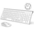 Jomaa Spanien Tastatur und Maus Set für Computer Laptop Desktop drahtlose Tastatur und Maus Kamm