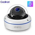 Gadinan 5MP 4MP Security 2.8mm Lens Wide Angle CCTV Outdoor Audio Dome Surveillance IP Camera Night