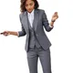 Lenshin Women Quality Suit Set Office Ladies Work Wear Women OL Pant Suits Formal Female Blazer