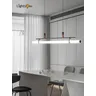 Minimalistischen esszimmer anhänger lampe Nordic esstisch moderne minimalistischen design rohr