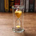 15/30 Minutes Hourglass Sand Timer Kitchen School Modern Crystal Hour Glass Sandglass Sand Clock Tea