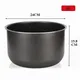 Electric Pressure Cooker Liner4L/5L/6L Non-stick Rice Pot Gall Black Crystal Inner accessories