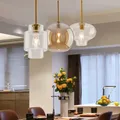 Nordic Glas Pendel leuchte Leuchte Glas Lampen schirm LED Schlafzimmer Wohnzimmer Küche Esszimmer