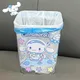 Sanrio Diy Trash Can Cinnamoroll Kuromi Kawaii Cute Cartoon Anime Kitchen Bedroom Office Large