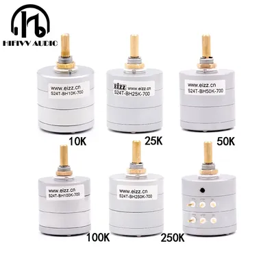 Hifi Eizz Sound Potentiometer 5.1ch 24-Stufen-Stereo-Audio-Verstärker Lautstärke regler Dämpfung Image