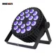 4PCS/LOT Aluminum Alloy LED Flat Par 18x18W Lighting DJ Par Cans Aluminum Alloy DMX 512 Light DMX Dj