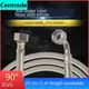 Unilateral articulated elbow 304 stainless steel braided hose water heater toilet angle valve faucet