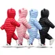 Baby Boys Girls Down Romper 2022 Winter Children Overalls For Baby Snowsuit Infant Warm Jumpsuit