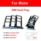 SIM-Kartens teck platz halter für Moto G22 G30 G41 G50 5G G60 G100 Sim Micro SD Kartenleser Adapter