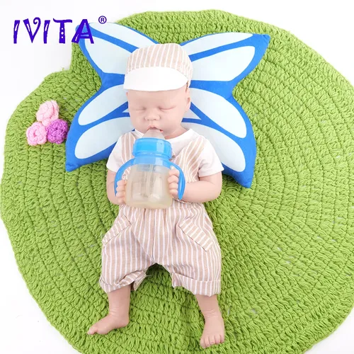 IVITA WB1565 18 11 zoll 100% Volle Körper Silikon Reborn Baby Puppe Realistische Junge Puppen