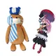 Kumasy Plush Toy Anime OP Perona Servant Thriller Bark Bear Zombie Cosplay Doll 60cm Soft Pillow For