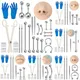 Body Piercing Kit Surgical Steel Threaded Taper Pin Needles Lip Nose Tongue Cartilage Eyebrow Navel