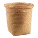 Basket Trash Can Woven Storage Wicker Waste Garbage Rattan Bin Laundry Sundries Wastebasket Paper