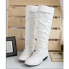 Frauen Mädchen Mode Schuhe Herbst Winter Stiefel Damen Sexy Süße Outdoor Boot Stilvolle Flache Flock Schuhe Schnee Stiefel Botas rr5
