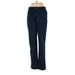 Under Armour Casual Pants - High Rise Straight Leg Boyfriend: Blue Bottoms - Women's Size 4