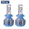 TC-X Top Brand Guaranteed LED Headlight Car Light H7 LED H1 H3 H11 9006/HB4 9005/HB3 H27/880 H4 High