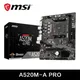 MSI AMD A520M-A PRO Motherboard Support Ryzen CPU R3 R5 R7 5000 & 3000 Series Mainboard AM4 M.2 NVME