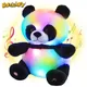 28cm LED Light Musical Panda Doll Plush Toys Birthday Gift Cute Soft Stuffed Animals for Girls