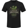 Bier Zeit T-Shirt Männer grün Drachen Lager Herren T-Shirt Retro Coupons Sommer/Herbst Kurzarm 100%