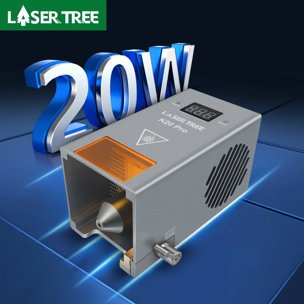 LASER BAUM 20W Optische Power Laser Kopf mit Air Assist Laser Kit CNC TTL Modul für Laser Schneiden Gravur maschine Werkzeuge Image