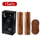 8 Inch Sets Solid Wooden Salt and Pepper Grinder Manual Spice Mills Shakers With Adjustable