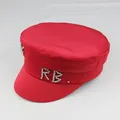 Newsboy Caps Women Silk Stain Luxury Diamond RB Letter Caps Baker Boy Cap Fashion Spring Navy Hat