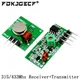 433Mhz RF Wireless Transmitter Module and Receiver Kit 5V DC 433MHZ/315MHZ Wireless For Arduino