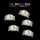 10 pcs Stage Lighting System High Power LED Lamp Beads 6 in 1 6W 12w 18w RGBWA UV Lamp Beads LED Par