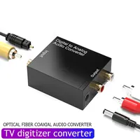 Digital-Analog-Audio-Wandler RCA geeignet für TV-Audio Digital Koaxial Glasfaser Toslink DAC