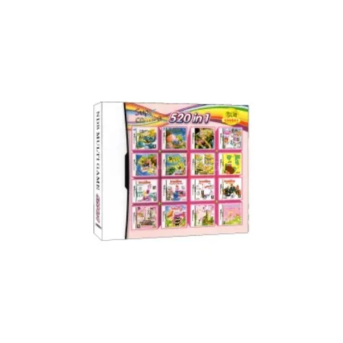 520 in 1 Compilation ds nds 3ds 3ds ndsl Spielkassetten-Kartenspiel (r4-Speicherkartenversion)