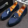 Herren Casual Lederschuhe Schnalle Trendy Party Hochzeit Schuh Herren Bequemes Fahren Flats Herren Mokassins Loafer EUR Größen 38-48