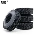 4pcs Rc 1:10 Crawler Beadlock Wheels Tire 1.9 Inch Rubber Wheel Tire 98mm Tyre For Rc Car Tamiya